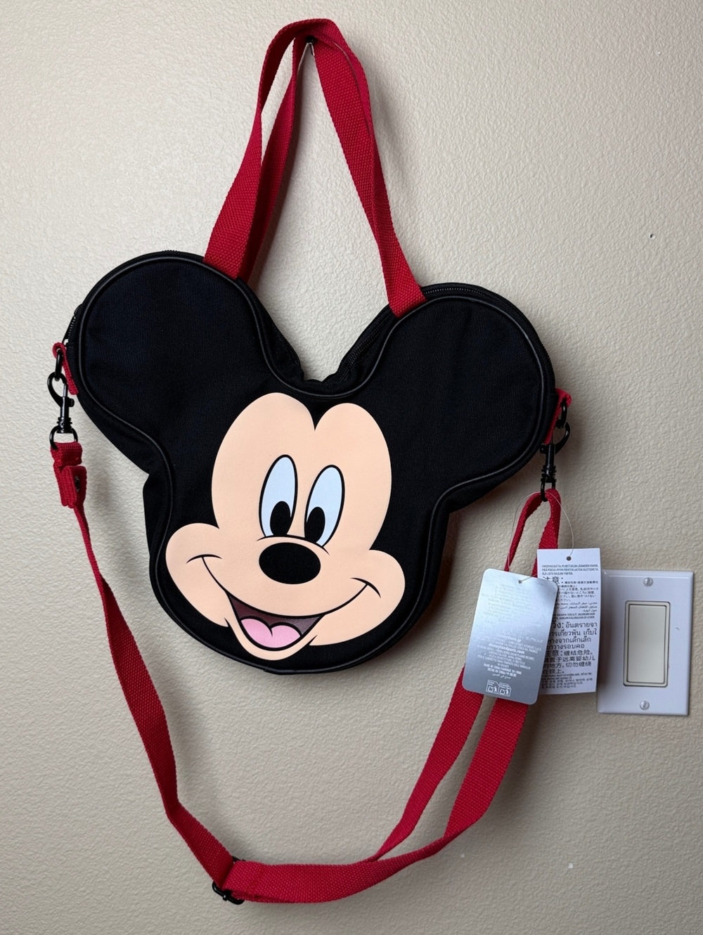 Mickey Mouse Mini Big Face Canvas Tote